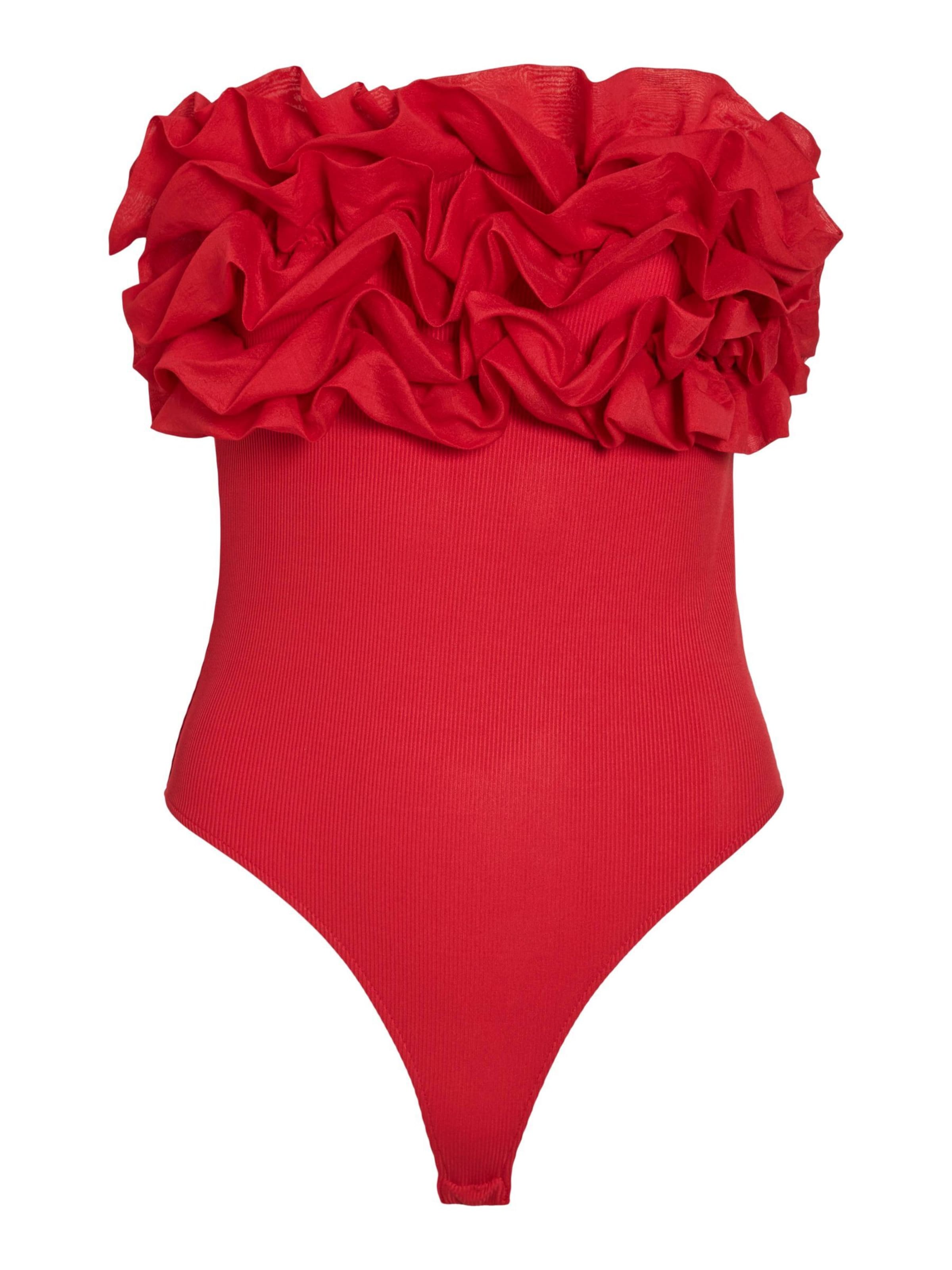 Body VILA en rouge : devant