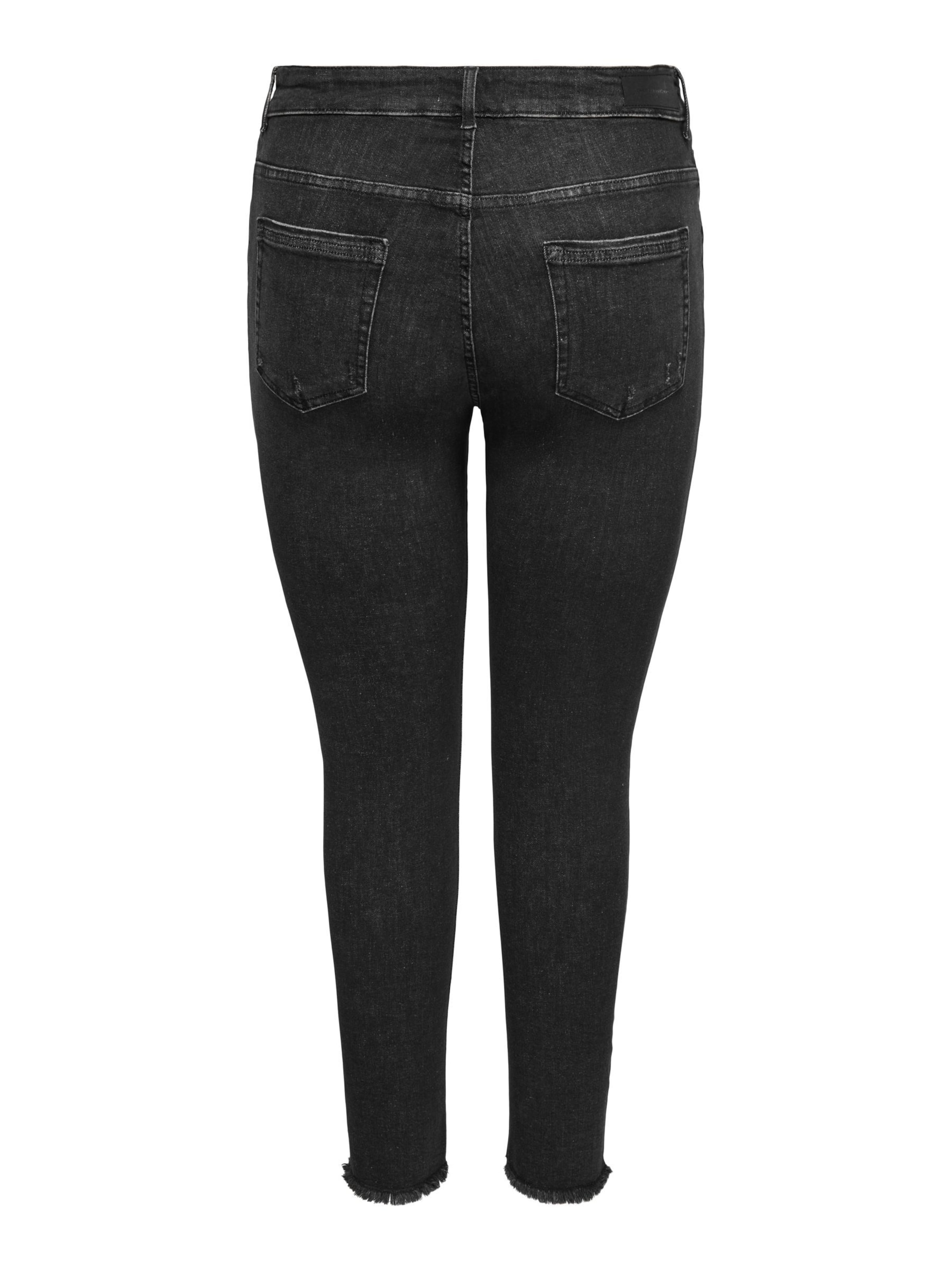 ONLY Carmakoma Skinny Jeans 'CARWilly' in Zwart