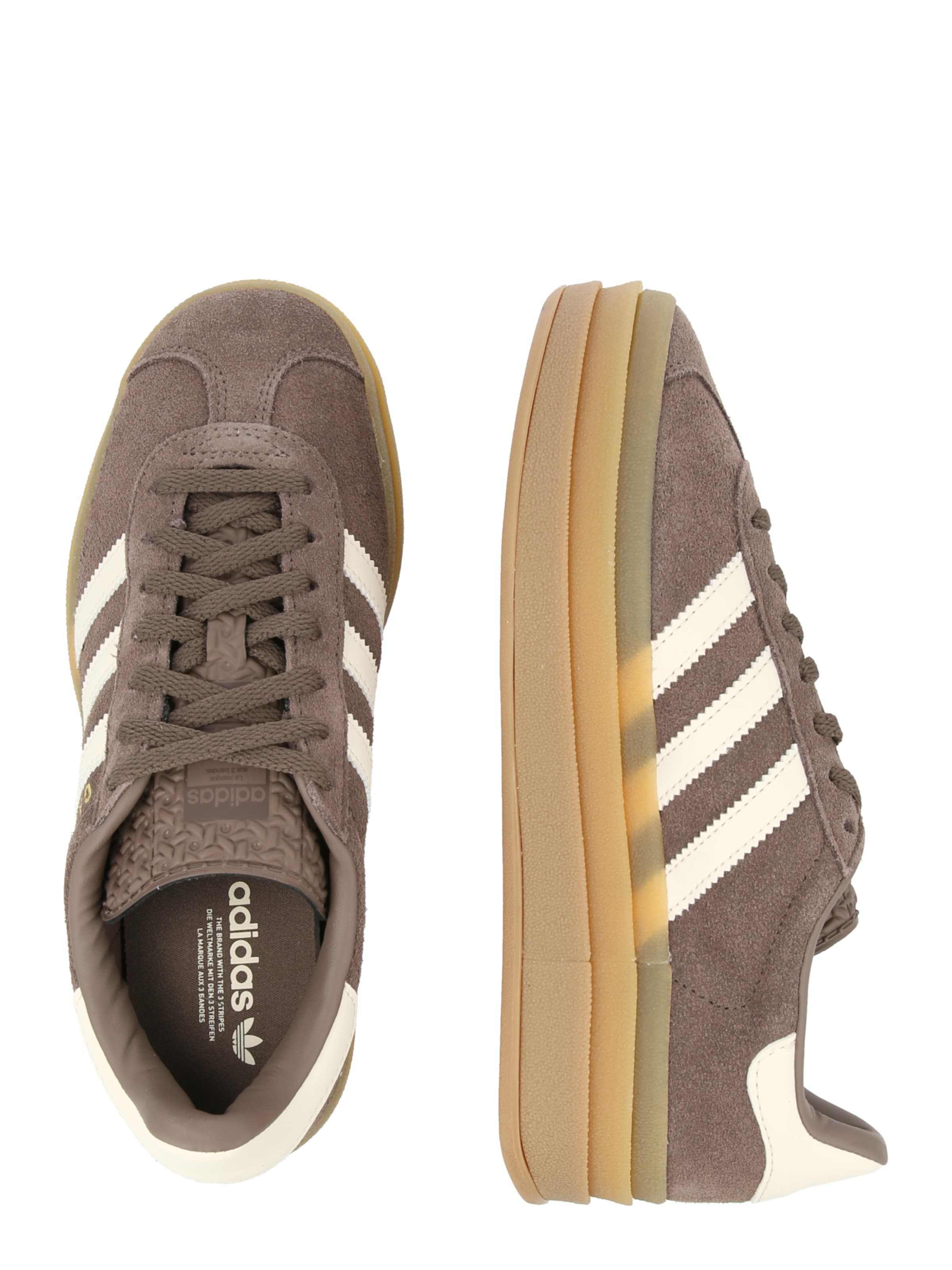 ADIDAS ORIGINALS Сникърси 'GAZELLE BOLD' в кафяво