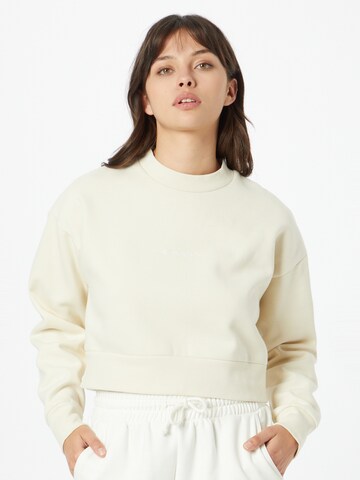 KUUNO Athletic Sweatshirt in Beige: front