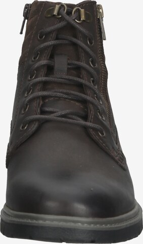 GEOX Lace-Up Boots 'Ghiacciaio' in Brown