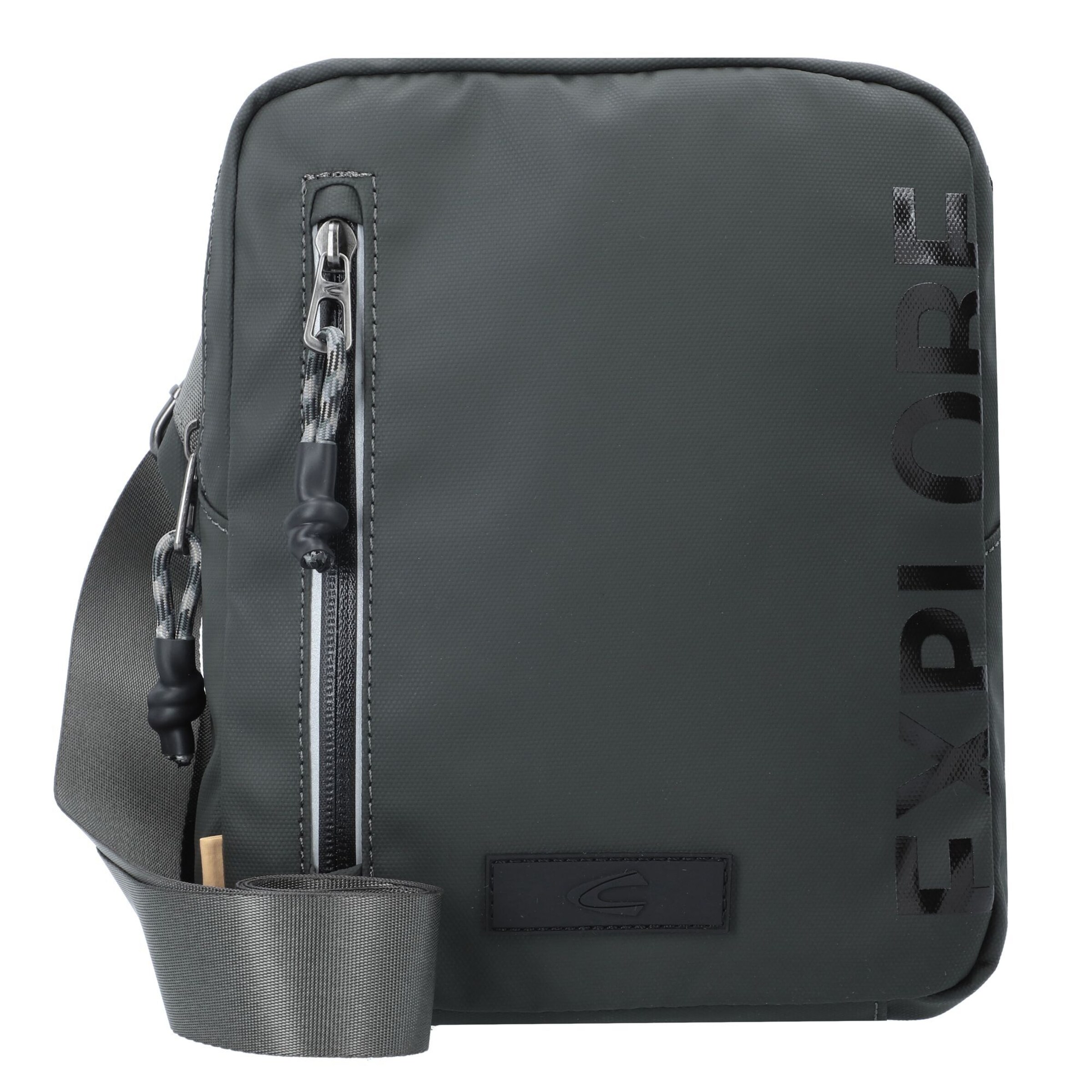 CAMEL ACTIVE Umhängetasche 'Explore' in Grau: Vorderseite