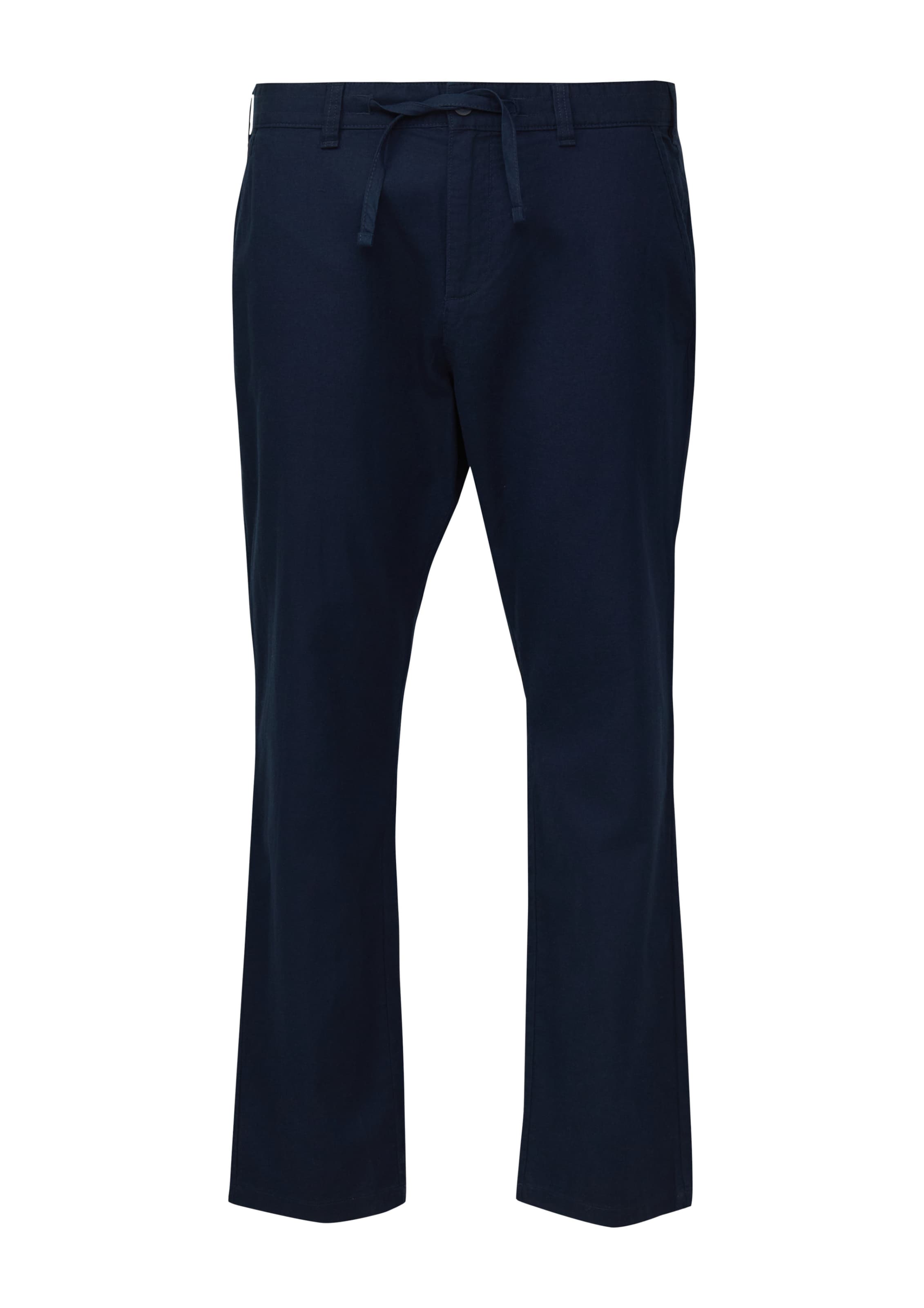 s.Oliver Regular Chino ' DETROIT ' in Blauw: voorkant