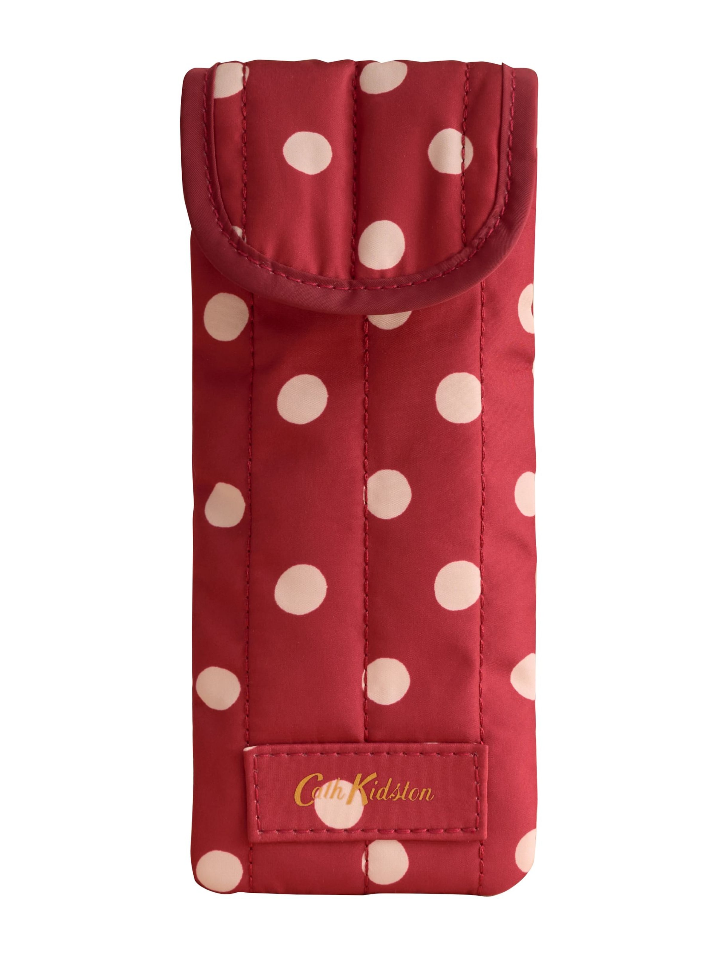 Cath Kidston Θήκη 'Polka' σε κόκκινο: μπροστά