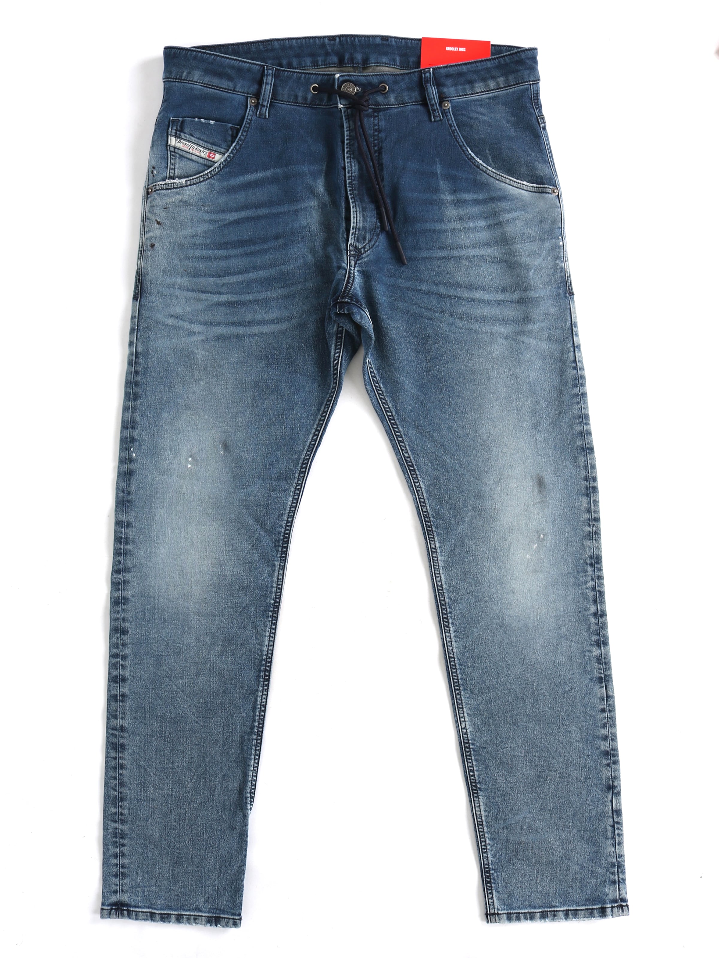 DIESEL - Tapered Calças de ganga 'Superstretch JoggJeans Krooley' em azul