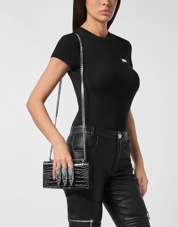Philipp Plein - Clutches em preto: frente