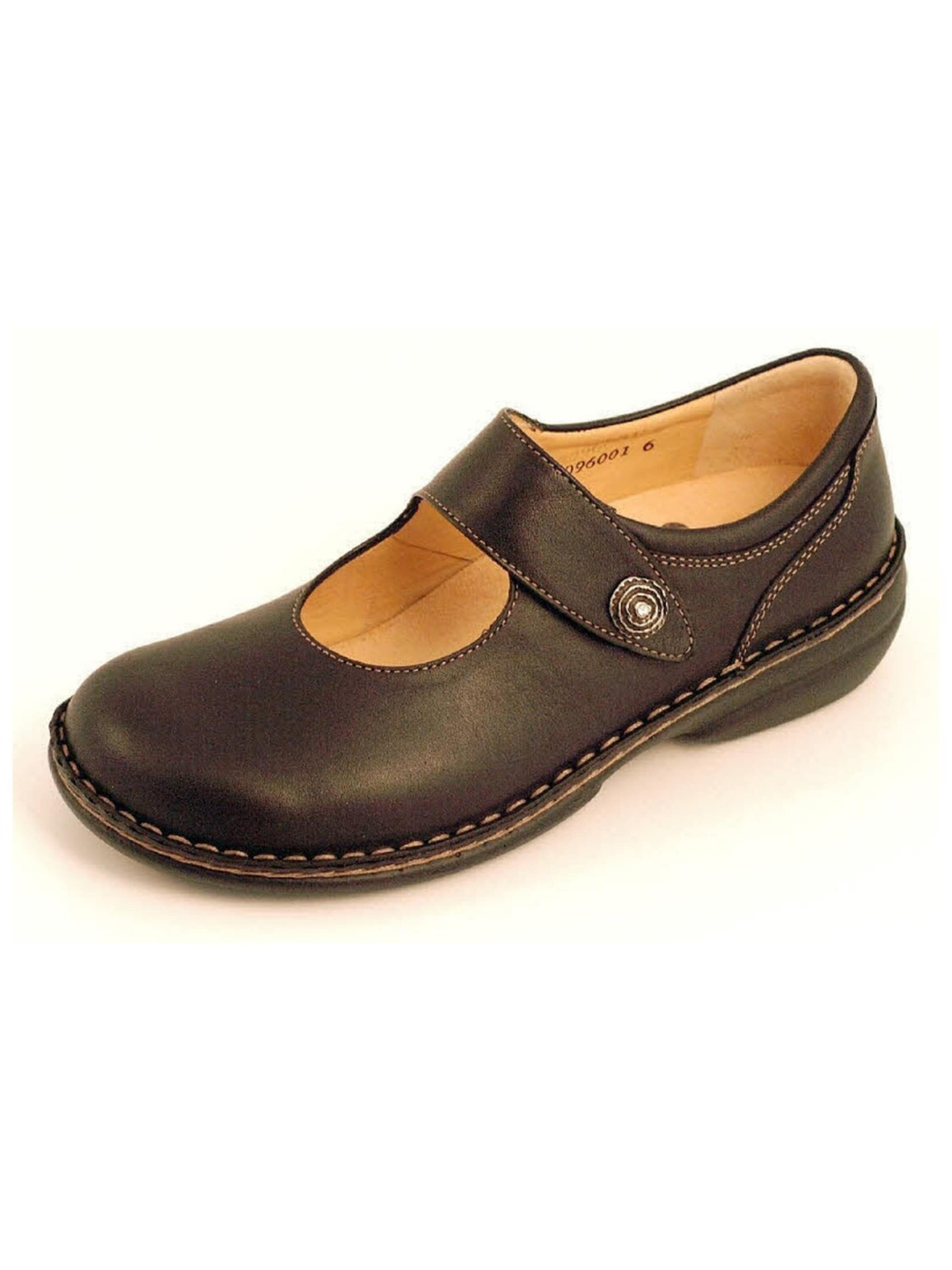 Finn Comfort Mocassins '02058 014099' in Zwart: voorkant