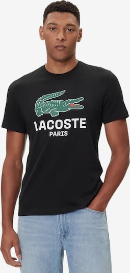 LACOSTE Majica 'Camiseta lacoste negra big chest croco crewneck tee' veličine S u crna, Pregled proizvoda