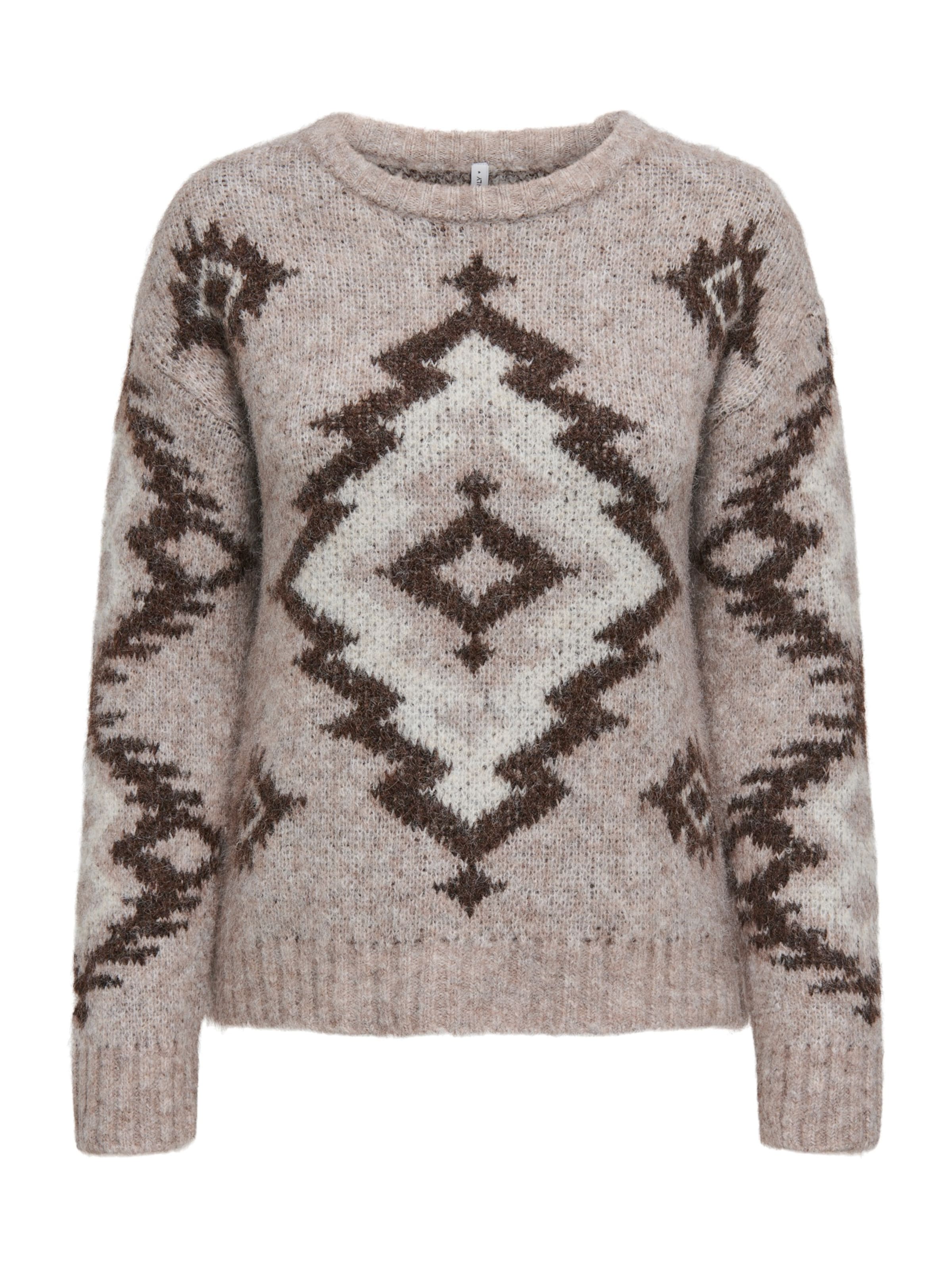 ONLY Pullover 'ONLAZU' i beige: forside