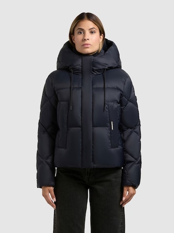 Veste d’hiver 'Dafna' khujo en bleu : devant