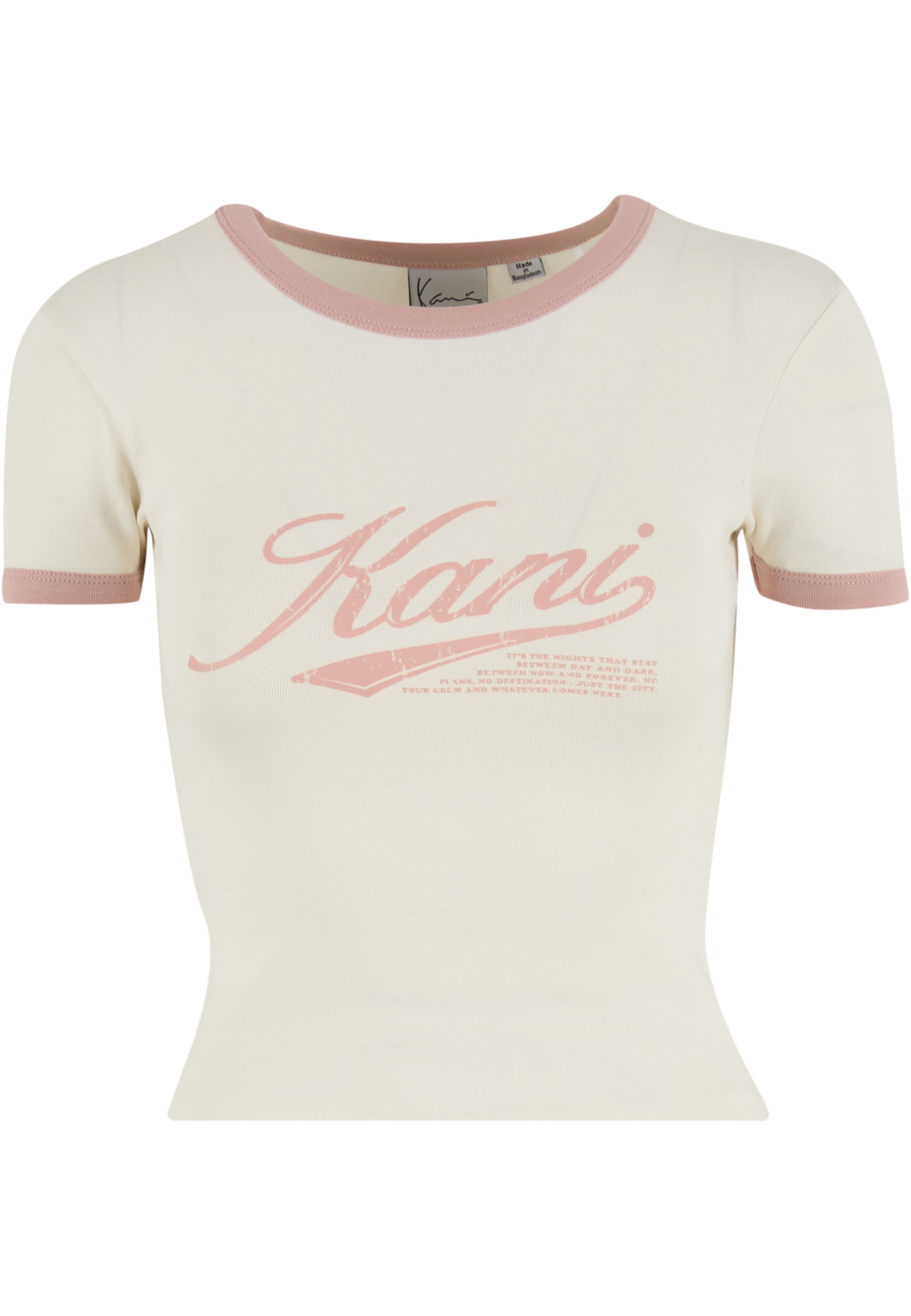 Karl Kani T-Shirt 'Varsity' in Beige: Vorderseite