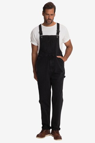 JP1880 Loose fit Jean Overalls in Black