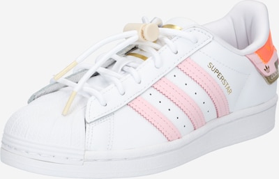 ADIDAS ORIGINALS Sneaker low 'Superstar' i guld / orange / pastelpink / hvid, Produktvisning