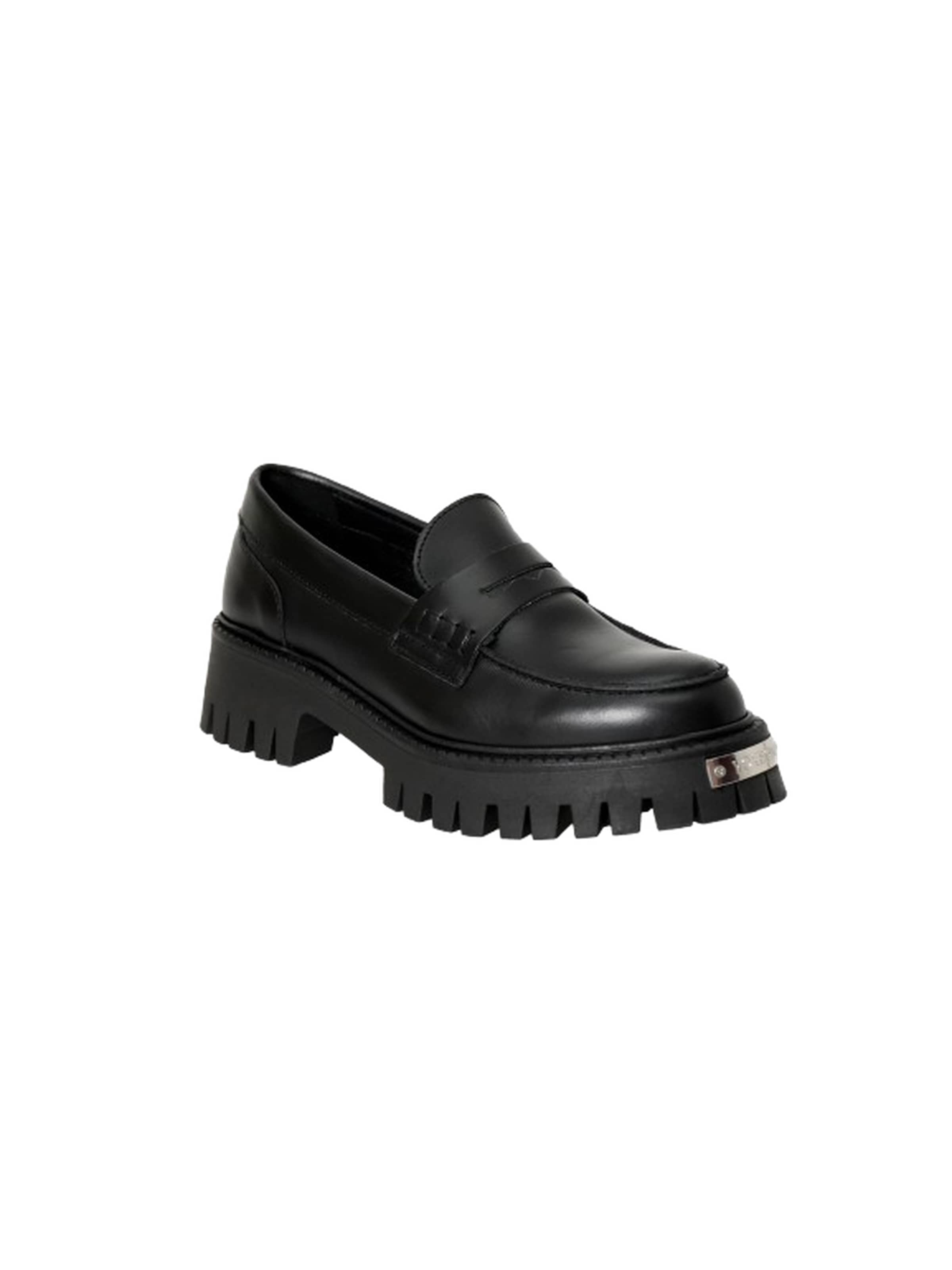 Yoxeone - Mocasines 'VANDER' en negro: frente