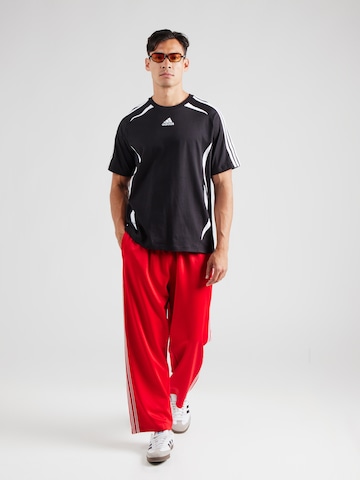 melns ADIDAS ORIGINALS T-Krekls 'Teamgeist'
