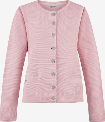 STOCKERPOINT Cardigan bavarois 'Malou' en gris / rosé, Vue avec produit