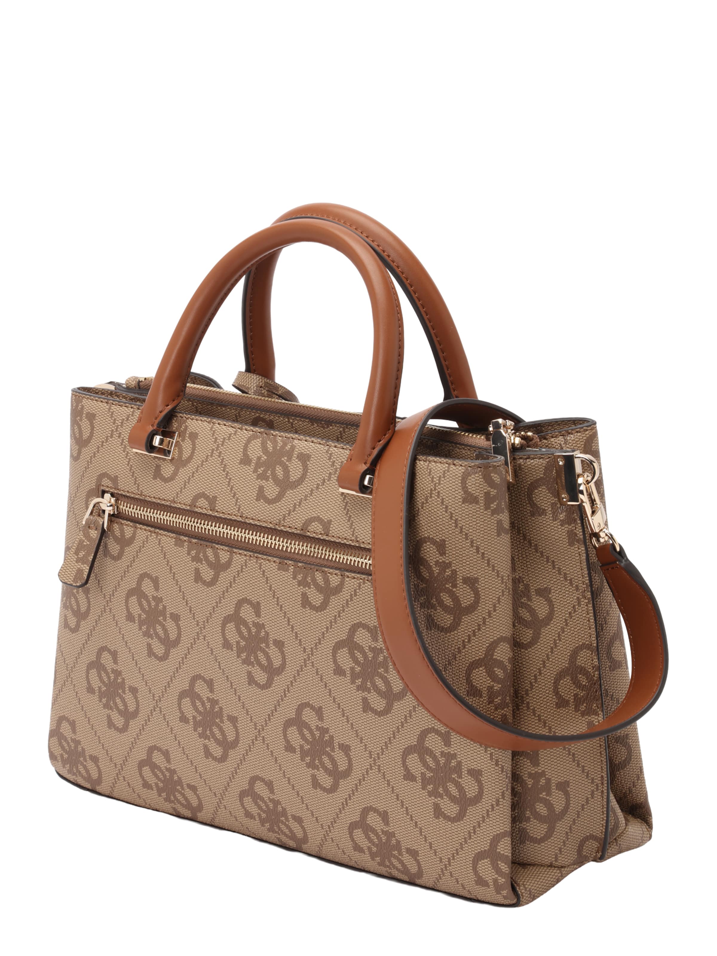 GUESS Kabelka 'ERENIA GIRLFRIEND SATCHEL' – hnědá