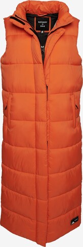 Gilet Superdry en orange : devant