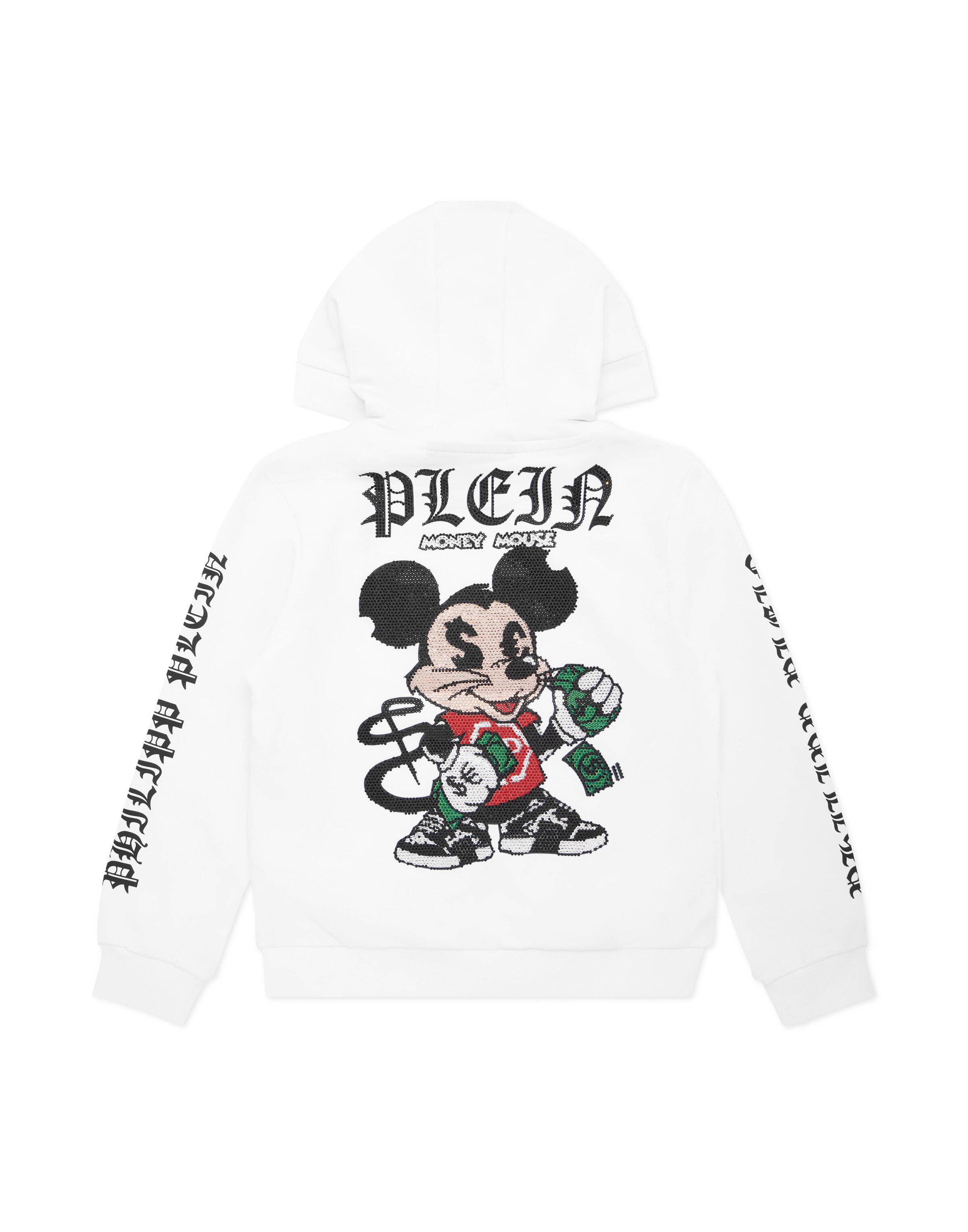 Felpa 'Money' di Philipp Plein in bianco