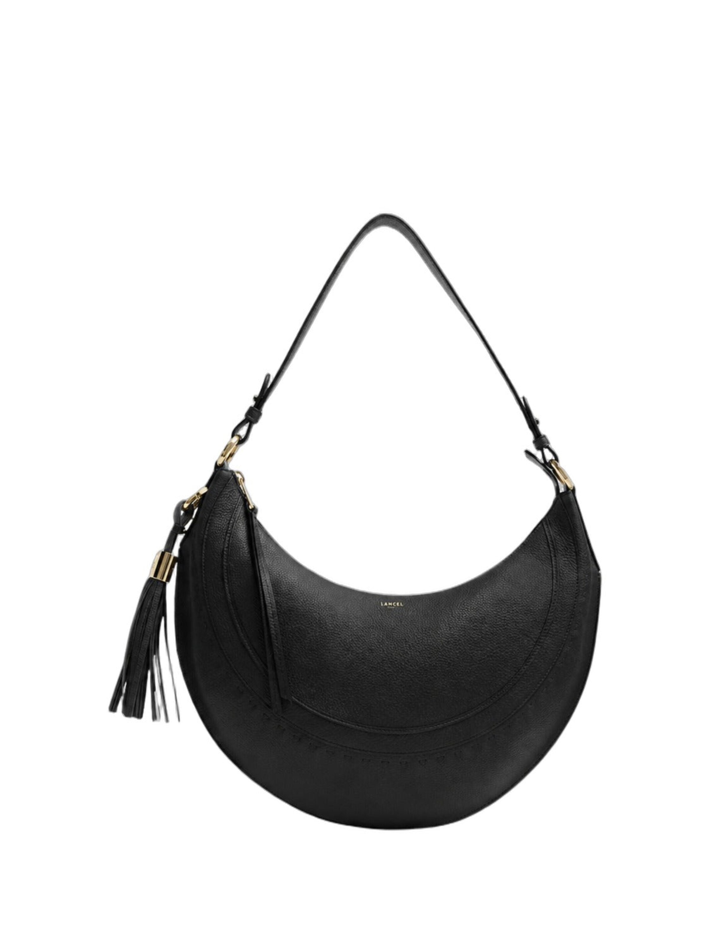 Sac bandoulière 'Noir' Lancel en noir : devant