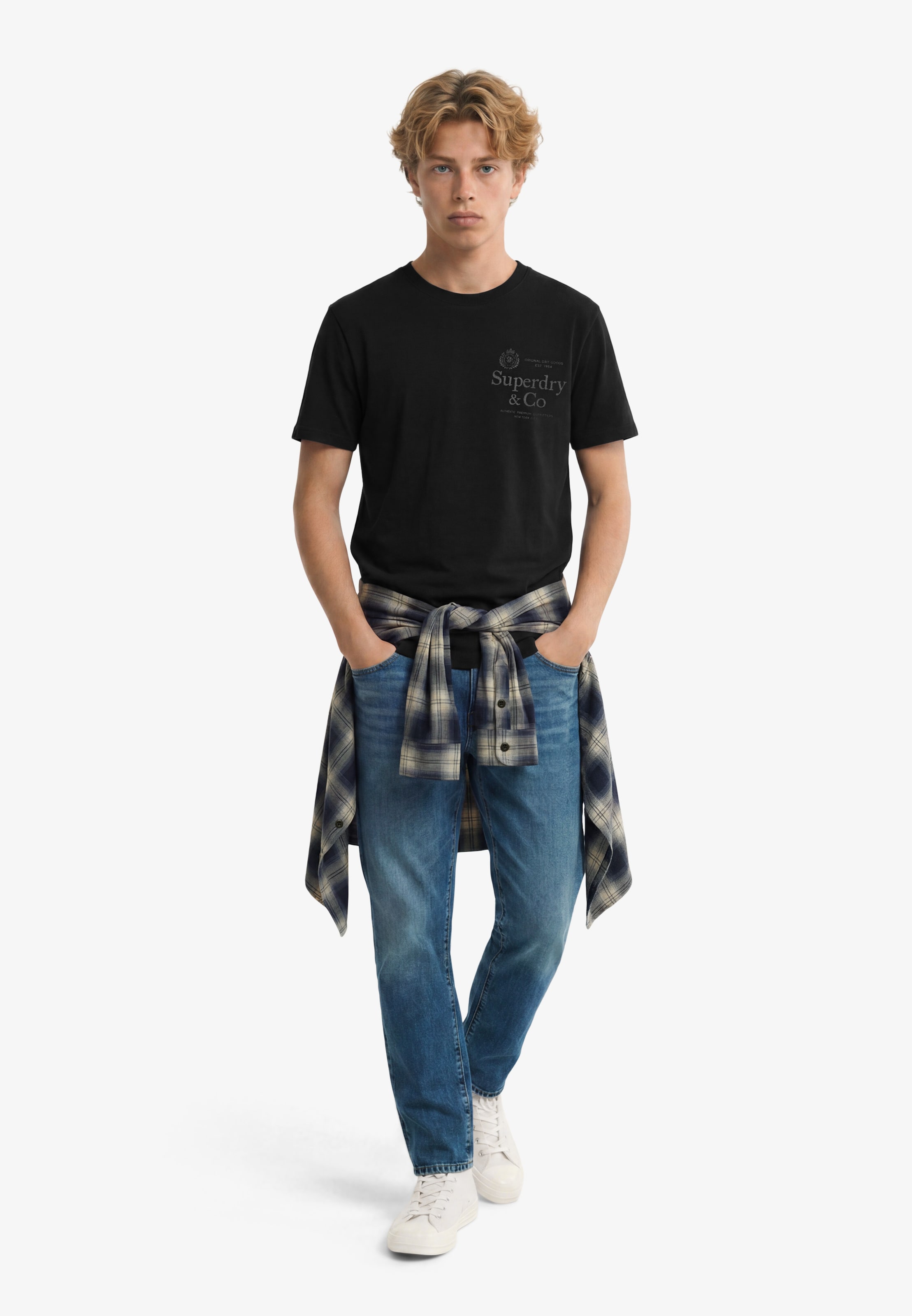 Superdry & Co Póló '1954 Company' - kék