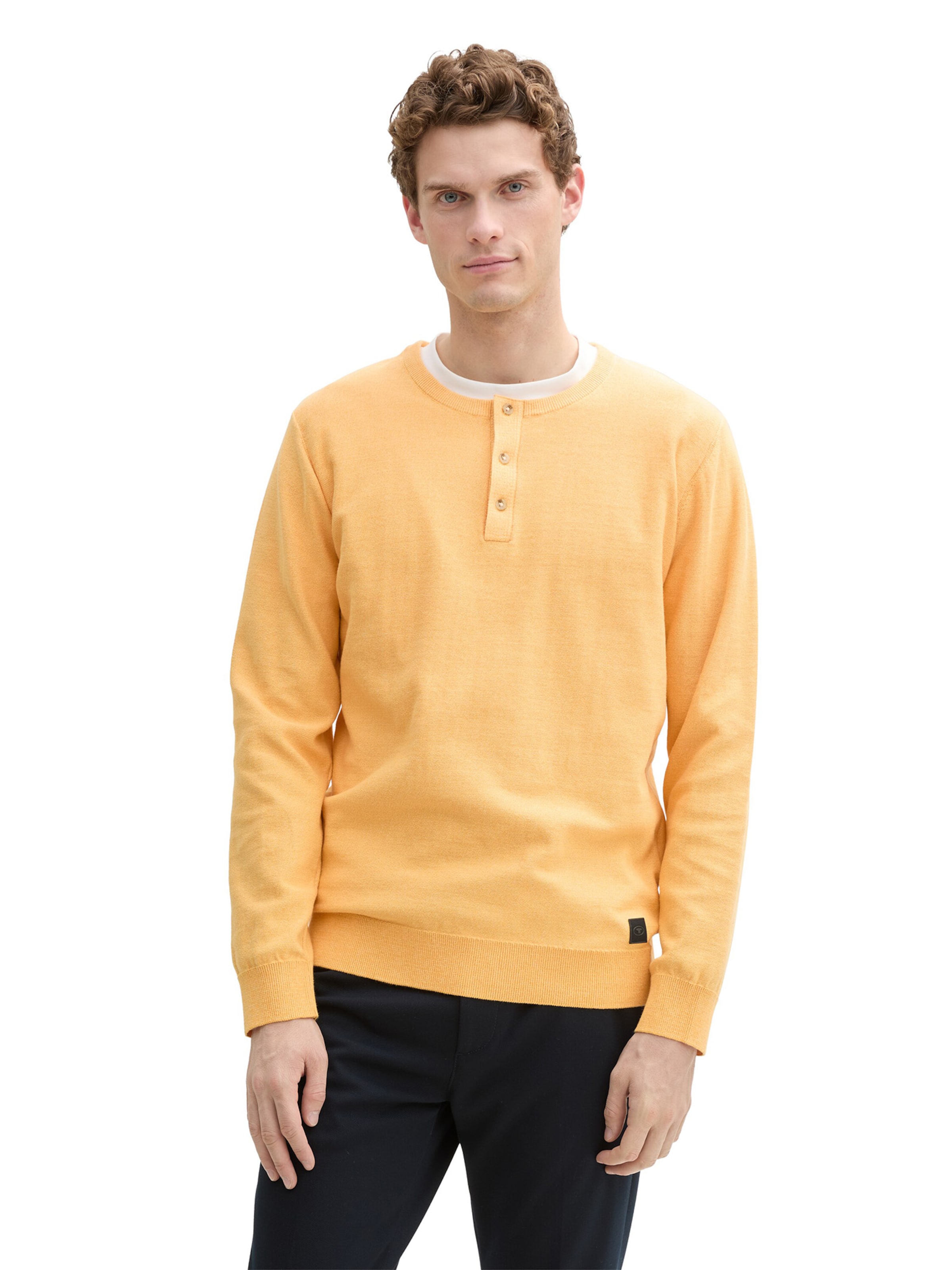 TOM TAILOR Sweter w kolorze pomarańczowy: przód