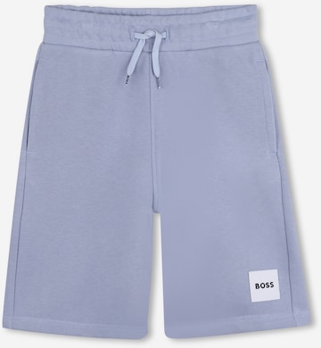 BOSS Обычный Штаны в Синий: спереди