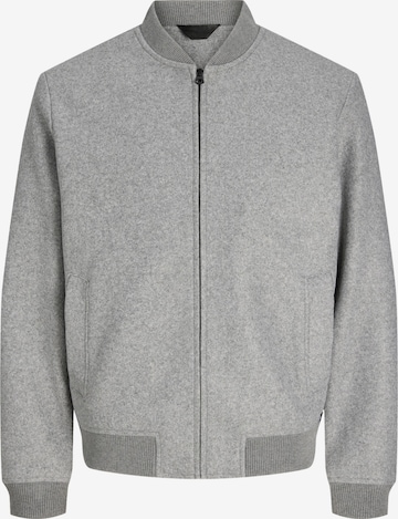 pelēks JACK & JONES Starpsezonu jaka 'James': no priekšpuses