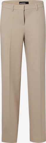 Cambio Pleat-Front Pants 'Goldy' in Beige: front
