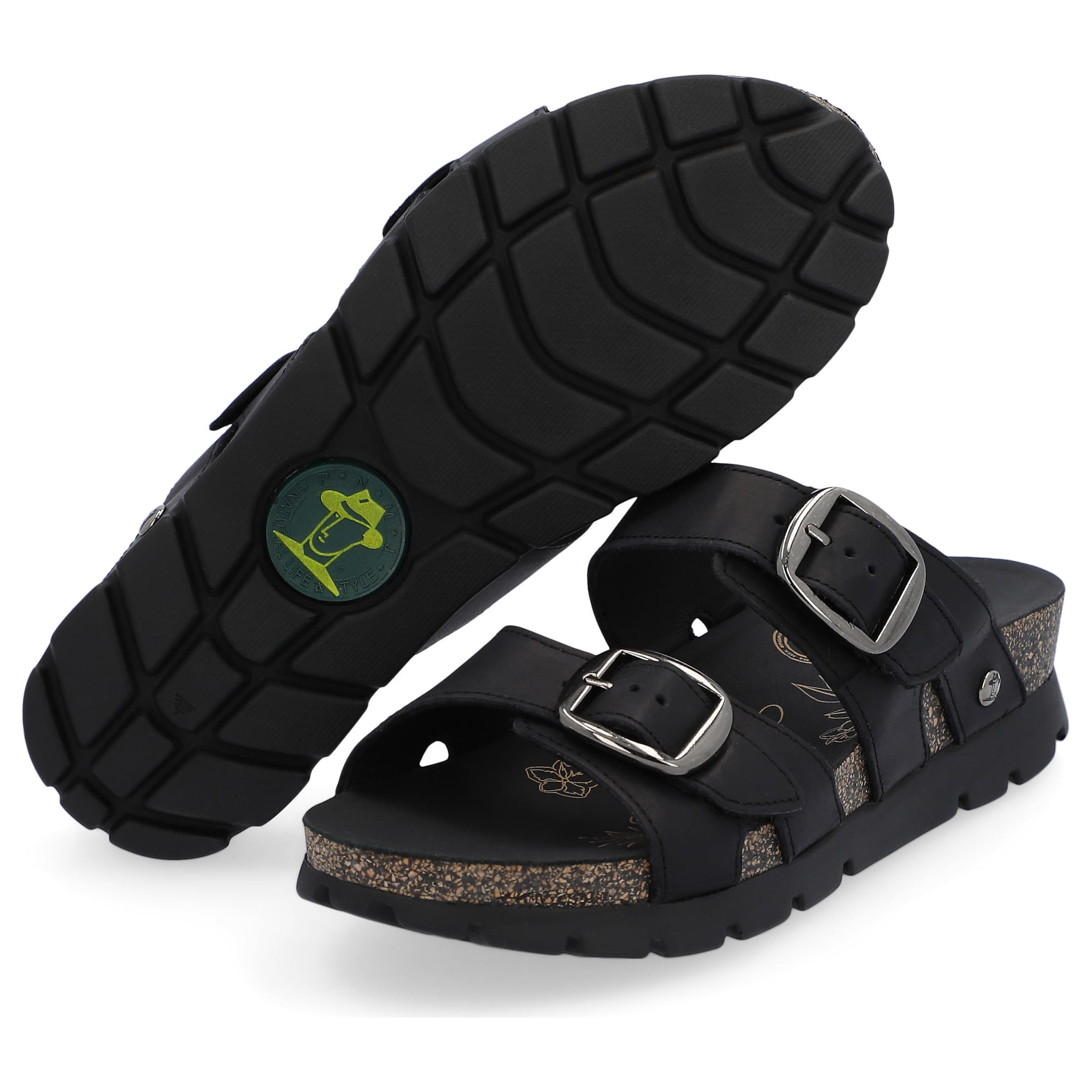 Mule 'Shirley B1' PANAMA JACK en noir