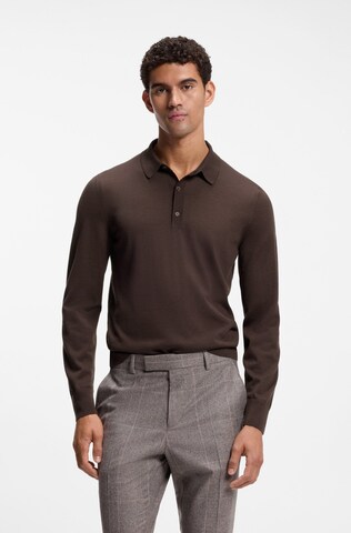 BOSS Pullover ' Lancione' in Braun: Vorderseite