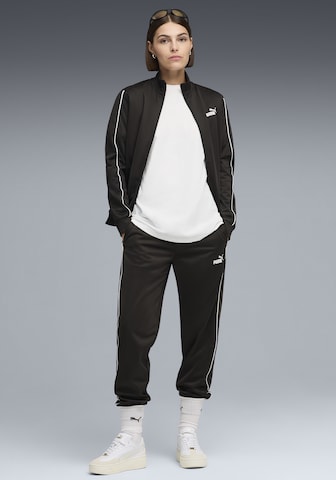 PUMA Trainingsanzug in Schwarz: Vorderseite