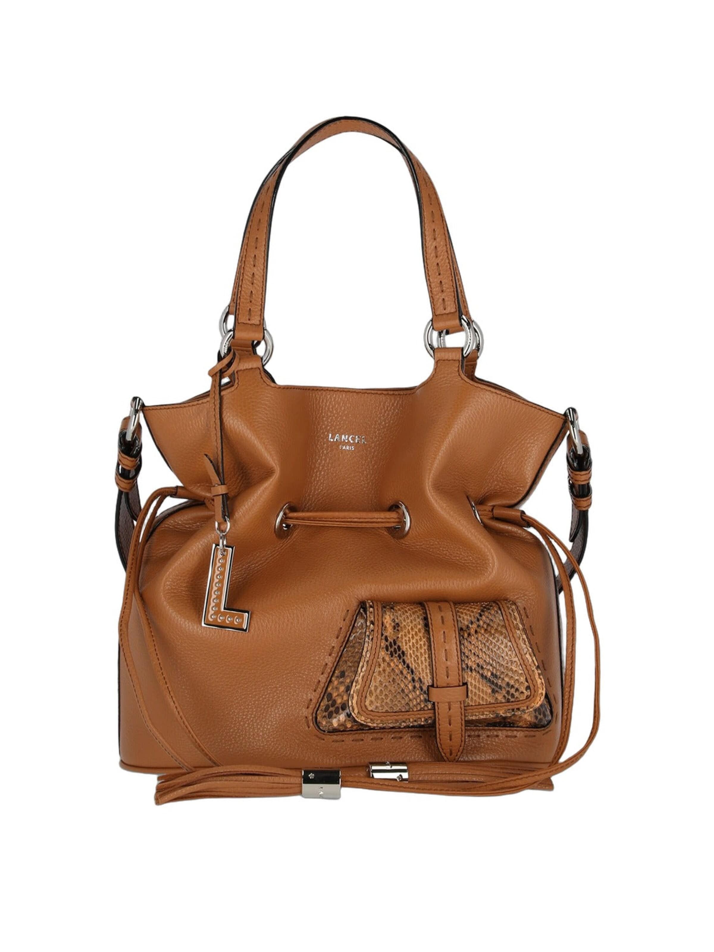 Sac bandoulière 'Premier Flirt' Lancel en marron : devant