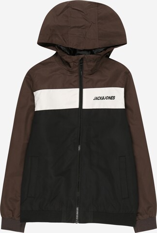 Jack & Jones Junior Jacke 'Rush' in Braun: predná strana