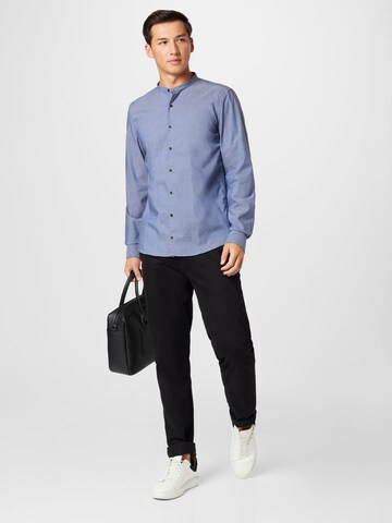 OLYMP Slim fit Button Up Shirt in Blue