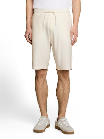 Loosefit Pantalon TOM TAILOR en blanc : devant