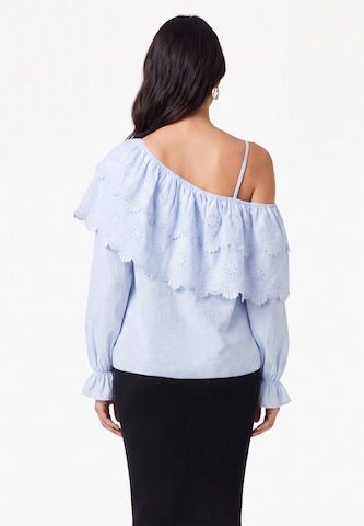 usha BLACK LABEL Blouse in Blue