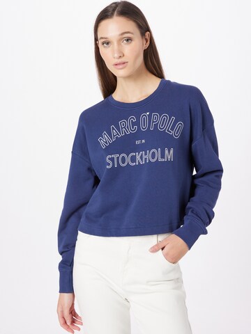 Marc O'Polo Sweatshirt  (GOTS) in Blau: predná strana