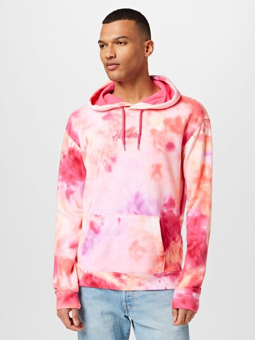 HOLLISTER Sweatshirt 'DOPAMINE' in Pink: predná strana