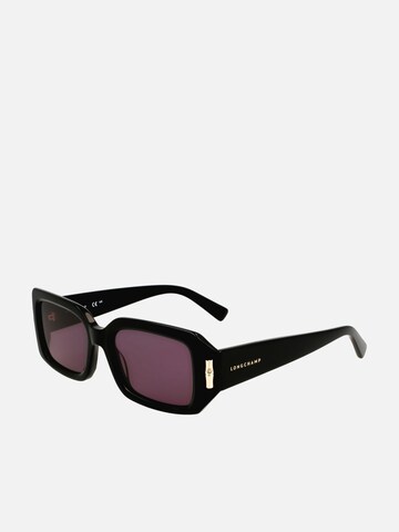 Longchamp - Gafas de sol en negro: frente