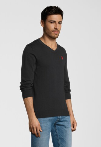 U.S. POLO ASSN. Pullover in Schwarz