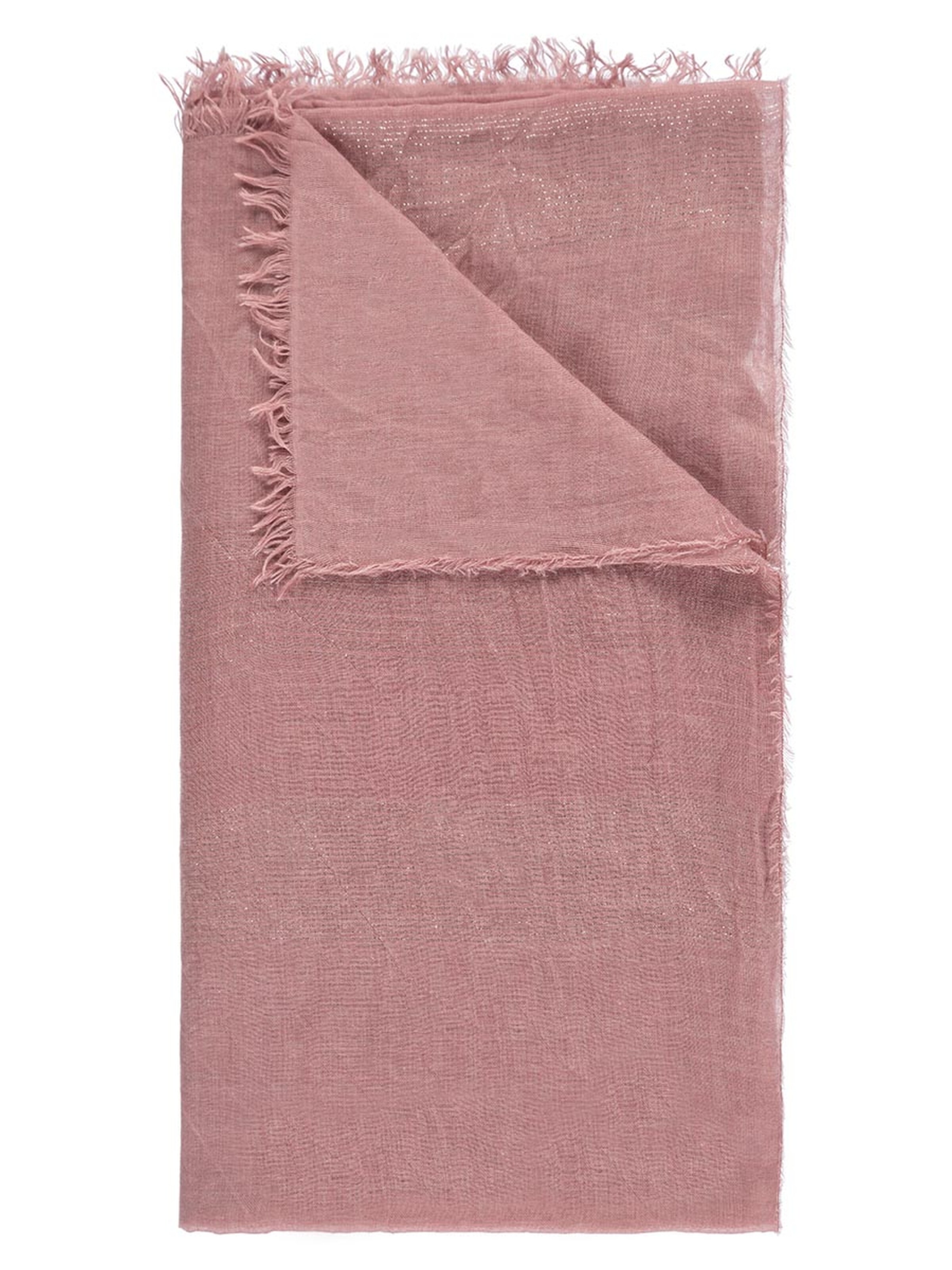 Passigatti Wrap 'Schal m. Silber-Lurexeffekten' in Pink