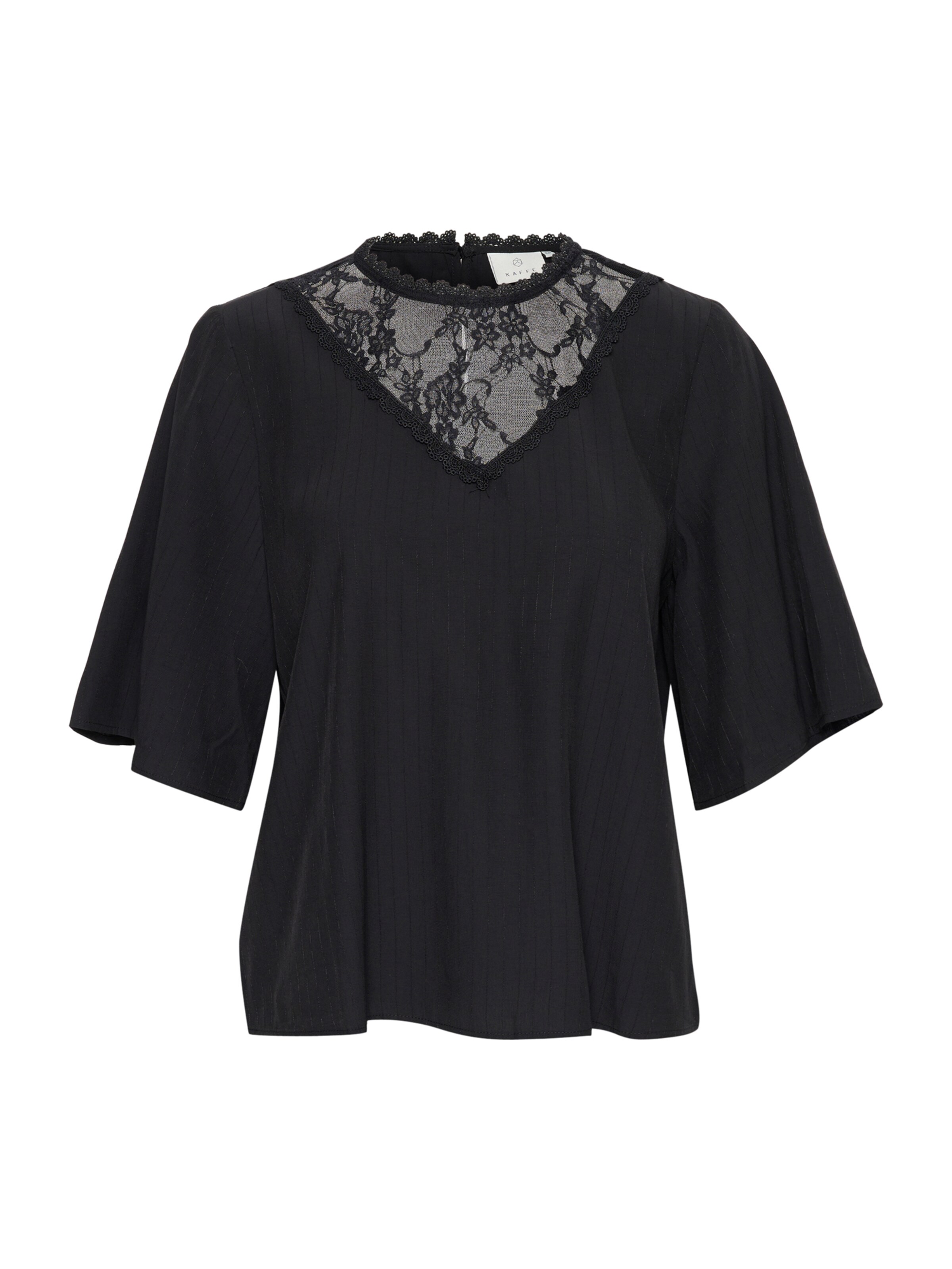 Kaffe Bluse 'Barbara' in Schwarz: Vorderseite
