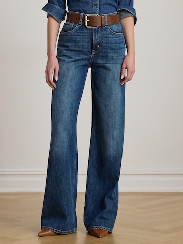Wide leg Jeans 'HIRS' di Lauren Ralph Lauren in blu: frontale