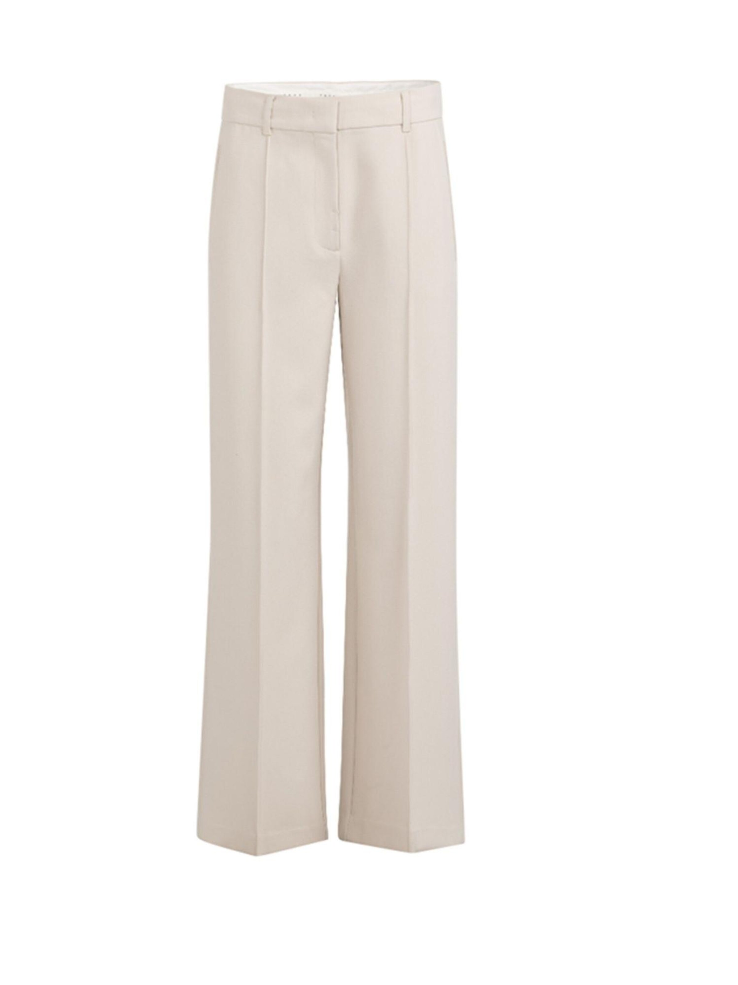YAYA Wide Leg Hose‌‌‌‌‌‌‌ in Beige: Vorderseite