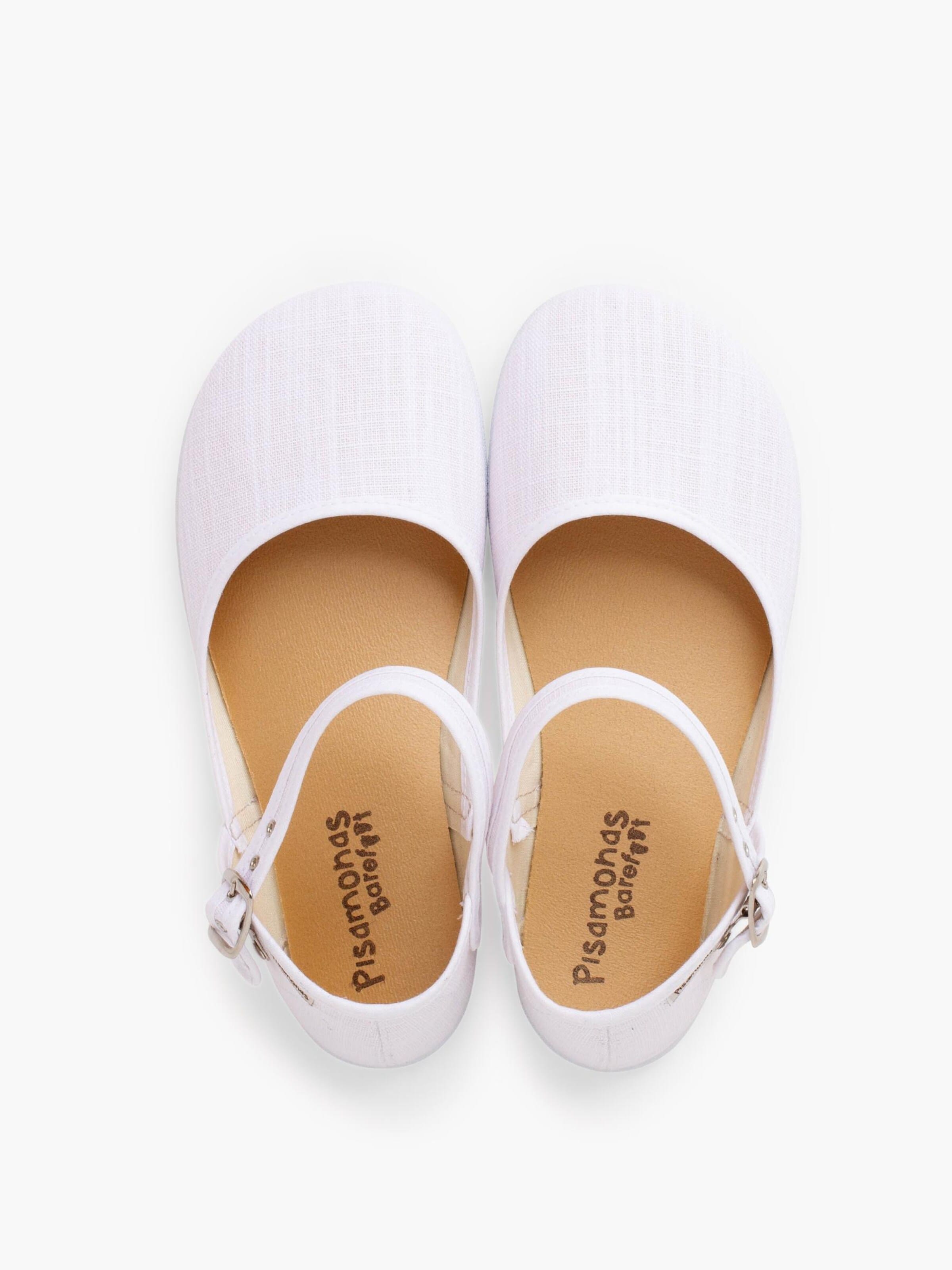 Ballerines Pisamonas en blanc