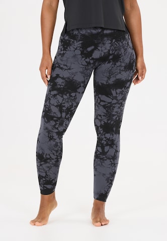Athlecia Skinny Sportbroek 'Theresa V2' in Grijs: voorkant