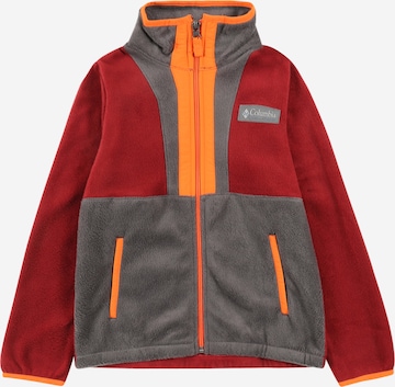 COLUMBIA Athletic Fleece Jacket in Red: front