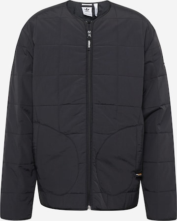 Veste mi-saison 'Adventure Fc Quilted Liner' ADIDAS ORIGINALS en noir : devant