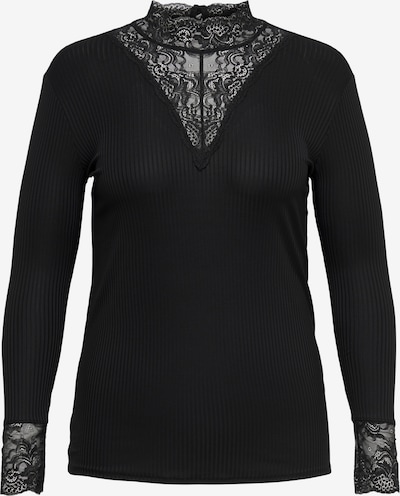 ONLY Carmakoma T-shirt 'LACE' i svart, Produktvy